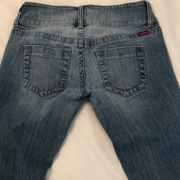 NOT FOR SALE-looking for Guess. Low rise boot cut with a wide waist band. 2006? - Picture 3 of 6